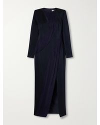 Violante Nessi - Fontana Gathered Cady Midi Dress - Lyst