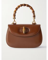 Gucci - Bamboo 1947 Small Leather Tote - Lyst