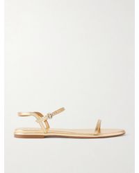 Aeyde - Nettie Metallic Leather Sandals - Lyst