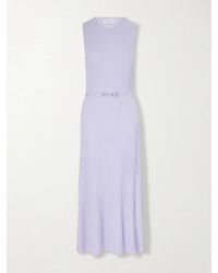 Gabriela Hearst - Meier Belted Ribbed Wool And Cashmere-Blend Midi Dress - Lyst