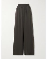 JOSEPH - Nour Crepe Wide-Leg Pants - Lyst