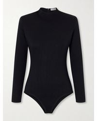 Jil Sander - Wool-Jersey Bodysuit - Lyst