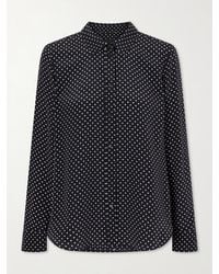 Nili Lotan - Gaia Polka-Dot Silk-Crepe De Chine Shirt - Lyst