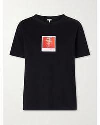 Loewe - Appliquéd Cotton-Jersey T-Shirt - Lyst