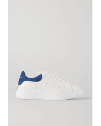 Alexander McQueen Reflective trimmed Leather Exaggerated sole