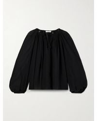 Ulla Johnson - Blouse En Crêpe De Chine De Soie À Fronces Safa - Lyst