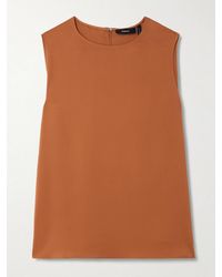 Theory - Silk-Satin Top - Lyst