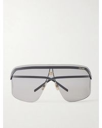 Celine - Celine Défilé Mask Metal Sunglasses - Lyst