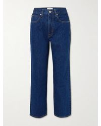 SLVRLAKE Denim - Sophie Mid-Rise Slim-Leg Jeans - Lyst