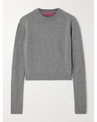 The Elder Statesman - Verkürzter Kaschmirpullover - Lyst