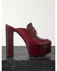 Gucci - 1955 Horsebit-Detailed Leather Platform Mules - Lyst