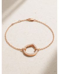Repossi - Antifer 18-karat Rose Gold Diamond Bracelet - Lyst