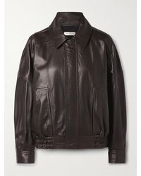 Nour Hammour - Blouson En Cuir Dalma - Lyst