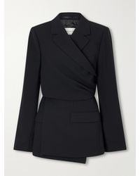 Dries Van Noten - Self-Tie Wool-Crepe Blazer - Lyst