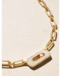 Messika - My Move 18-Karat Diamond Necklace - Lyst