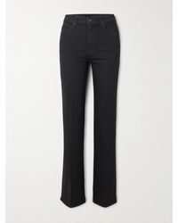 Mother - The Kick It High-Rise Straight-Leg Jeans - Lyst