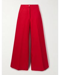 Giuliva Heritage - The Paola Wool And Mohair-Blend Wide-Leg Pants - Lyst