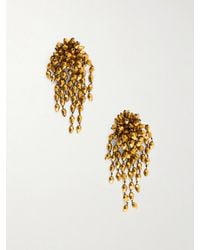 Isabel Marant - Hanabi Bead-Embellished-Tone Earrings - Lyst