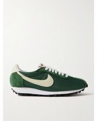 Nike - Ld-1000 Leather And Brushed Suede-Trimmed Mesh Sneakers - Lyst