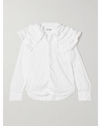 Comme des Garçons - Hemd Aus Voile Mit Rüschen - Lyst