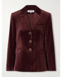 Veronica Beard - Raelynn Dickey Cotton-Blend Velvet Jacket - Lyst