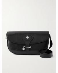 Bally - Beckett Embellished Glossed Textured-Leather Shoulder Bag - Lyst