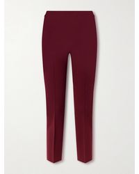 High Sport - Louis Cropped Stretch Wool-Blend Slim-Leg Pants - Lyst