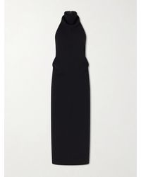 KHAITE - Roxanne Crepe Midi Dress - Lyst