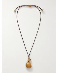 Hunting Season - The Pendant Tagua And Leather Necklace - Lyst