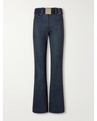 Goldbergh - Fuji Denim-Effect Belted Bootcut Shell Ski Pants - Lyst