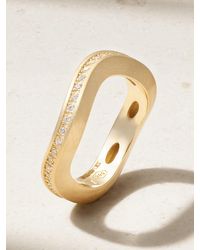 Lauren Rubinski - Bague En Or 14 Carats (585/1000) Et Diamants - Lyst