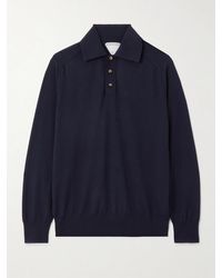 Bottega Veneta - Wool Polo Shirt - Lyst