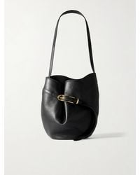Liffner - Buckled Leather Bucket Bag - Lyst