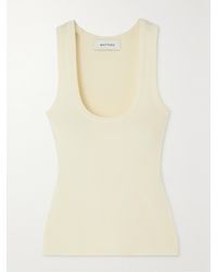Matteau - Net Sustain Ribbed-Knit Tank - Lyst