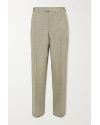 Bottega Veneta - Wool-blend Straight-leg Pants - Lyst