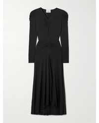 Isabel Marant - Nejma Asymmetrisches Midikleid Aus Stretch-Jersey Mit Raffungen - Lyst