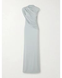 TOVE - Saffron Gathered Jersey Maxi Dress - Lyst
