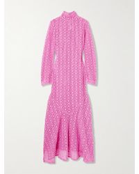 Alix Of Bohemia - Laila Cotton-Lace Midi Dress - Lyst