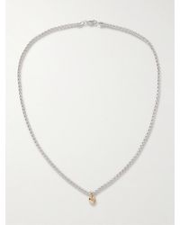 Loren Stewart - Gordita Sterling And-Plated Necklace - Lyst