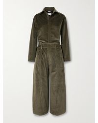 Rivet Utility - New Yorker Verkürzter Jumpsuit Aus Cord Aus Einer Baumwollmischung - Lyst