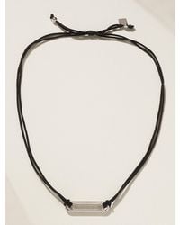 Lauren Rubinski - 14-Karat, Cord And Diamond Necklace - Lyst