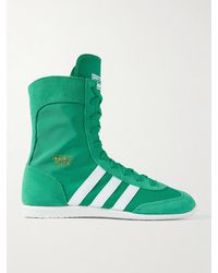 adidas Originals - Japan H Suede-Trimmed Canvas High-Top Sneakers - Lyst