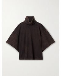 RÙADH - The Orbital Organic Cotton-Jersey Turtleneck T-Shirt - Lyst