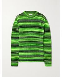 ERL - Striped Wool-Blend Sweater - Lyst