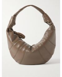 Lemaire - Mini Fortune Croissant Paneled Leather Shoulder Bag - Lyst