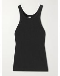 TOTEME - Net Sustain Curved Ribbed Stretch Organic Cotton-Jersey Tank - Lyst