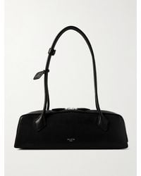 Alaïa - Le Teckel Textured-Leather Shoulder Bag - Lyst