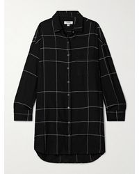 lemlem - Net Sustain Mariam Checked Cotton-Blend Shirt - Lyst
