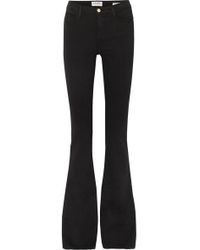 FRAME Jean Taille Haute Le High Flare - Noir
