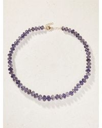 JIA JIA - Oracle 14-Karat Iolite Necklace - Lyst